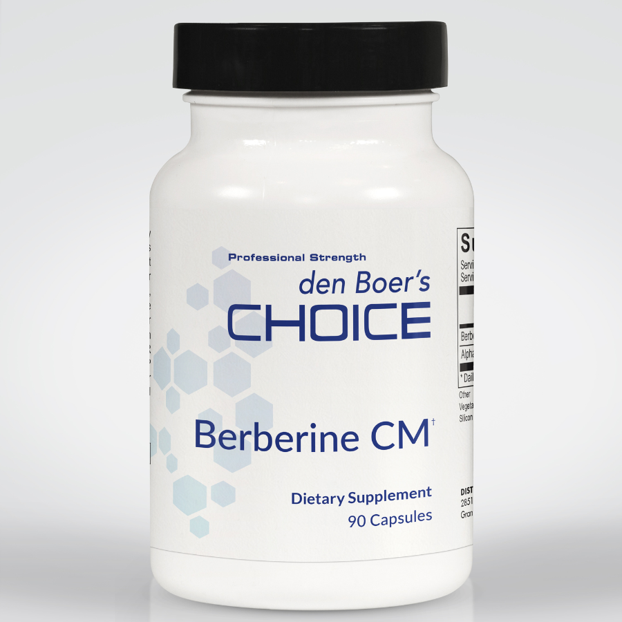 Berberine CM supplement for supporting blood sugar balance, cardiovascular health, and metabolic function.