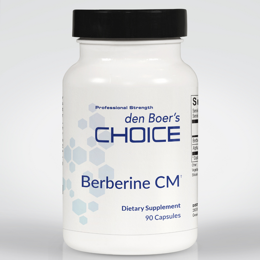 Berberine CM supplement for supporting blood sugar balance, cardiovascular health, and metabolic function.
