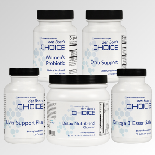 General Hormones Bundle – A comprehensive collection for hormone balance, liver detox, gut health, and overall wellness.