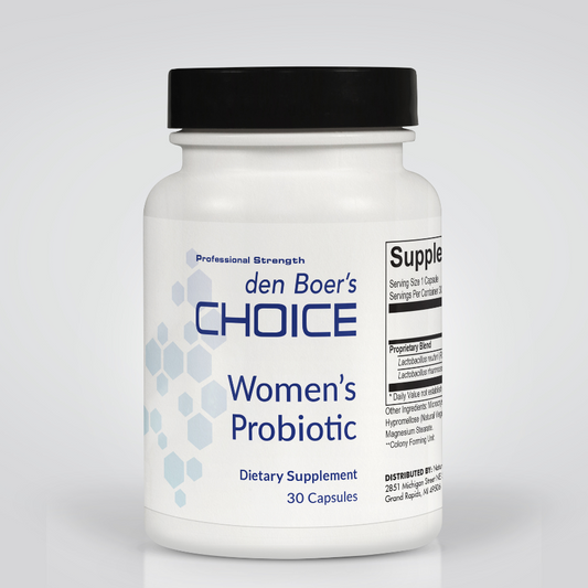 Women’s Probiotic supplement for vaginal health, urogenital support, and maintaining a balanced vaginal microflora.